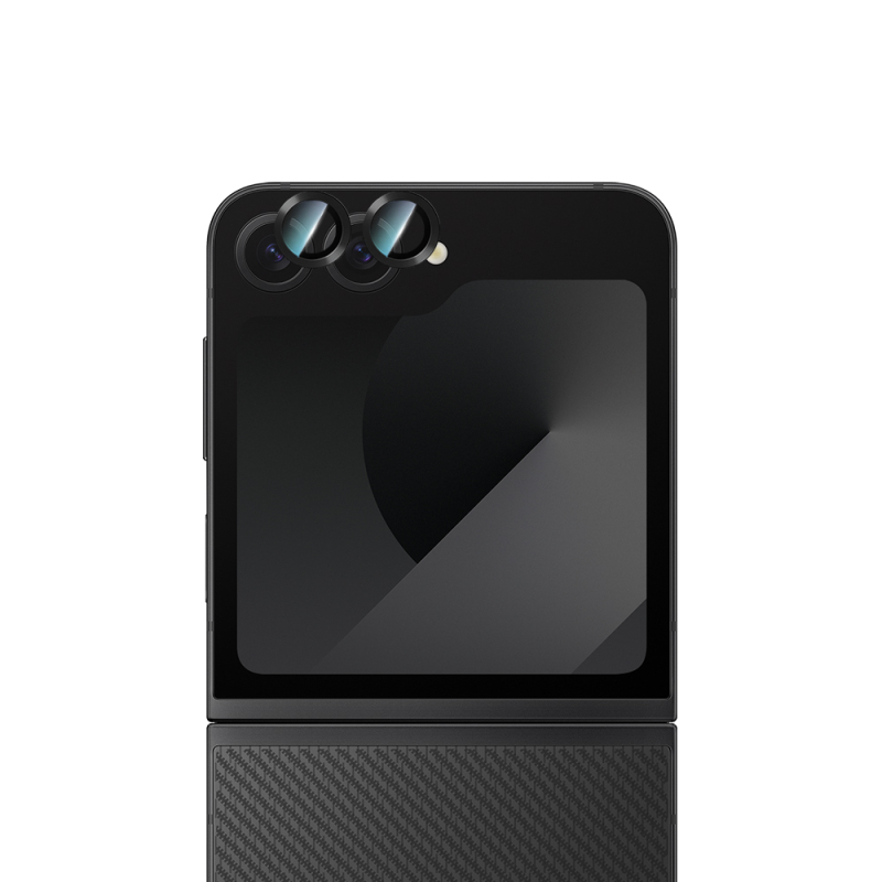 Galaxy Z Flip 6 CaseWorld Alloy Serisi Oleofobik Anti Reflective Kamera Lens Koruyucu - 4