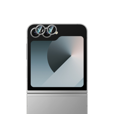 Galaxy Z Flip 6 CaseWorld Alloy Serisi Oleofobik Anti Reflective Kamera Lens Koruyucu - 8