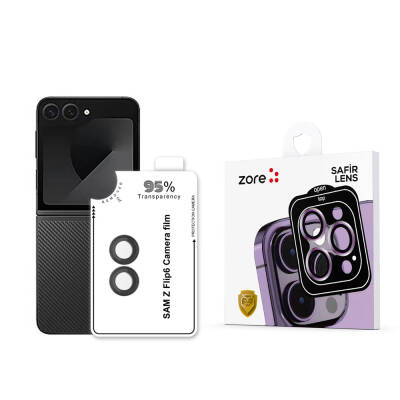 Galaxy Z Flip 6 Zore CL-11 Sapphire Anti-Fingerprint Anti-Reflective Camera Lens Protector - 4