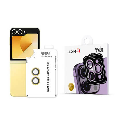 Galaxy Z Flip 6 Zore CL-11 Sapphire Anti-Fingerprint Anti-Reflective Camera Lens Protector - 5