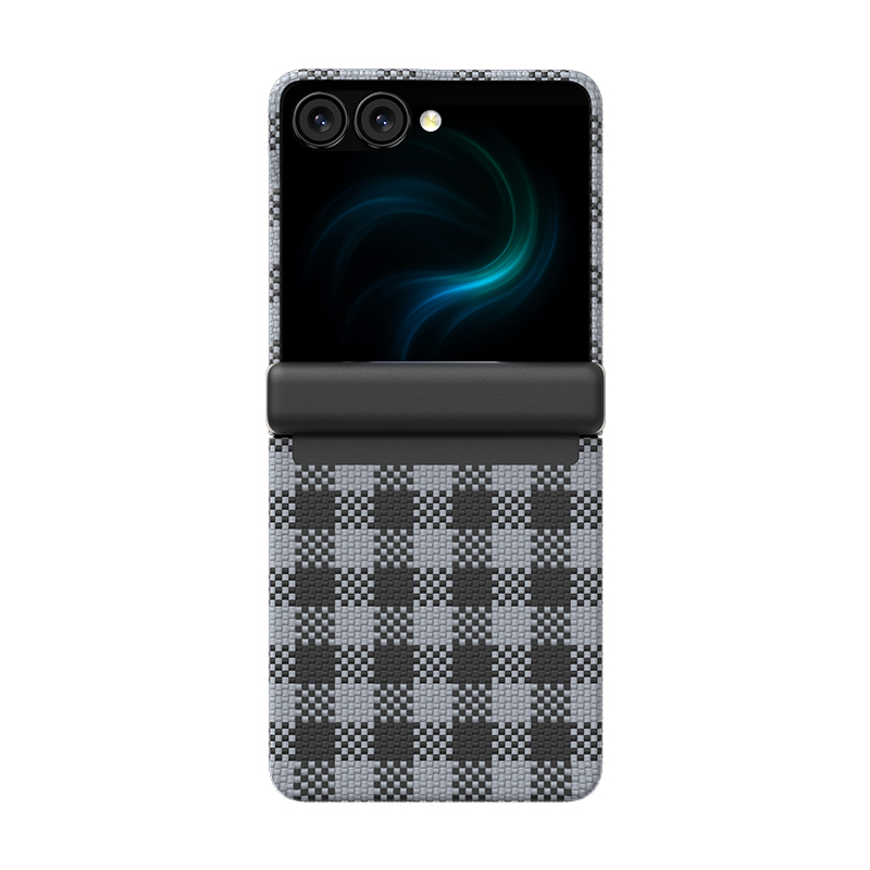 Galaxy Z Flip 7 Case M-safe Charging Feature Plaid Design Benks ArmorAir ArmorVichy Kevlar Cover - 2