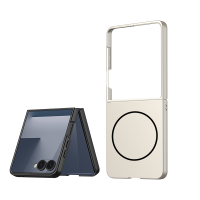 Galaxy Z Flip 7 Case Wireless Charging Zore Kıpta M-safe Cover - 13