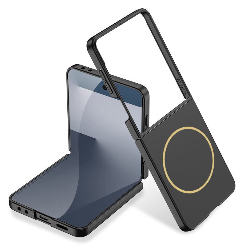 Galaxy Z Flip 7 Case Wireless Charging Zore Kıpta M-safe Cover - 4