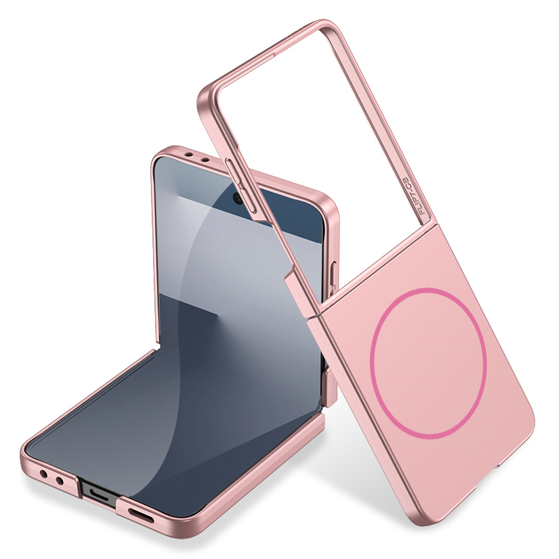 Galaxy Z Flip 7 Case Wireless Charging Zore Kıpta M-safe Cover - 5
