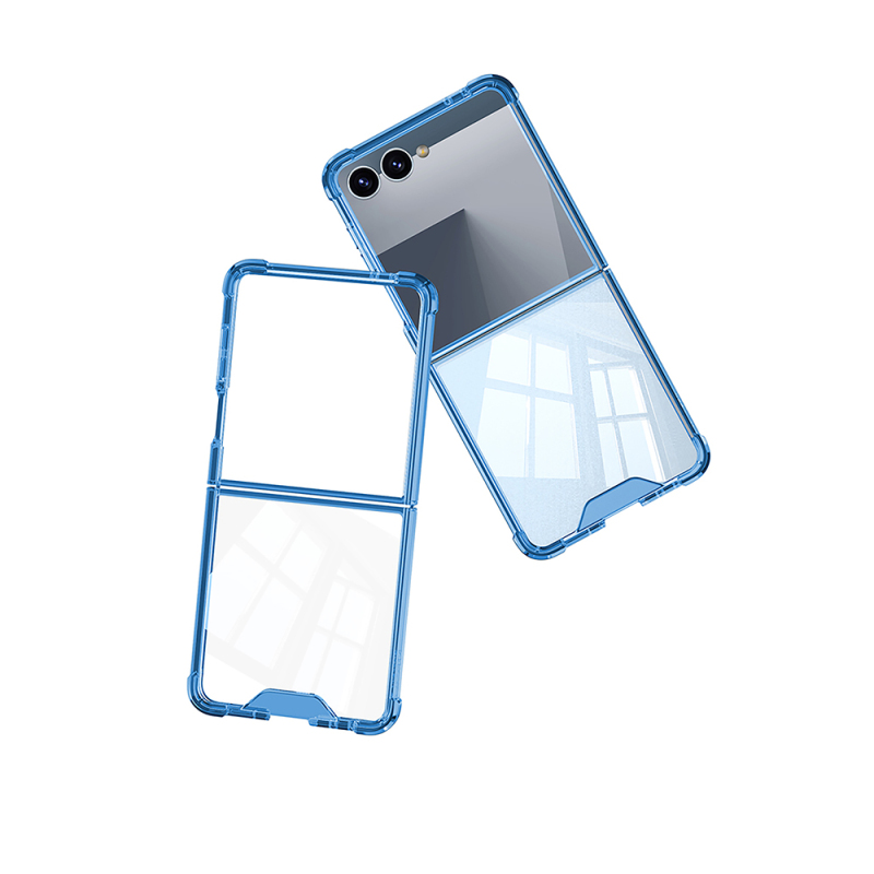 Galaxy Z Flip 7 Case Zore Full Glass Case Cover - 5