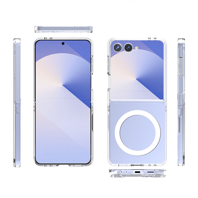 Galaxy Z Flip 7 Kılıf Kamera Korumalı M-safe Sert PC Zore Porto Kapak - 7