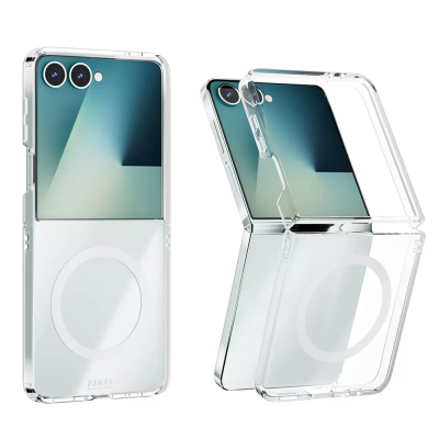 Galaxy Z Flip 7 Kılıf Kamera Korumalı M-safe Sert PC Zore Porto Kapak - 1