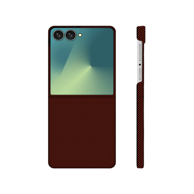 Galaxy Z Flip 7 Kılıf M-Safe Şarj Özellikli Zore Paris Zerre Sert PC Kapak - 2