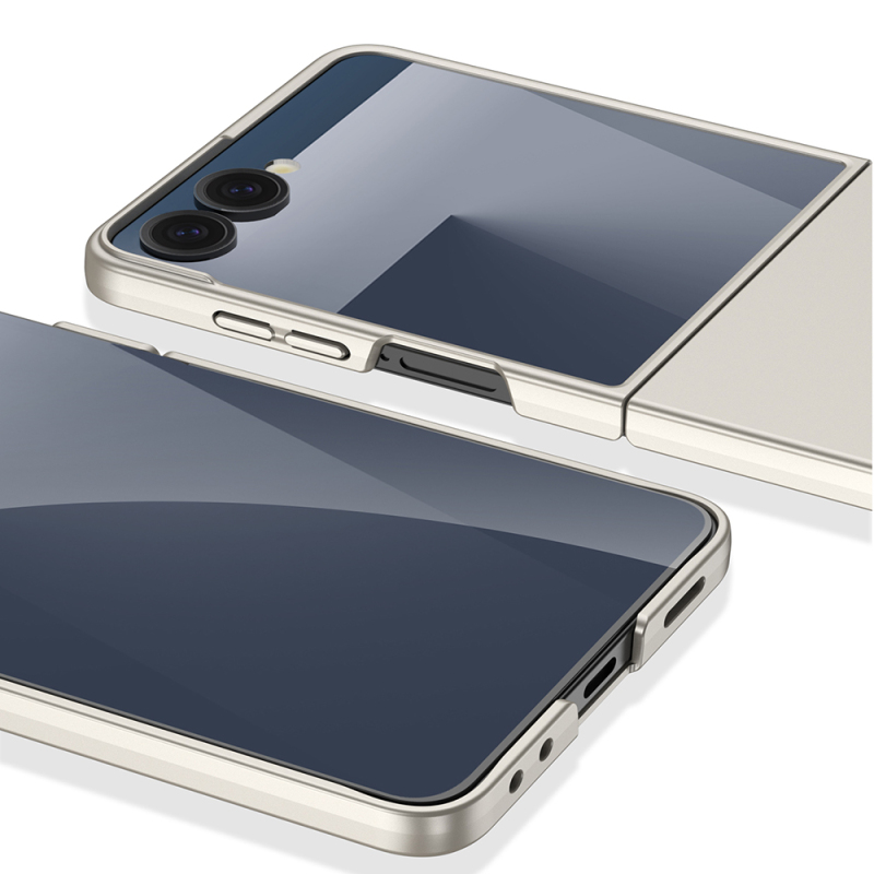 Galaxy Z Flip 7 Kılıf Zore Sert Kıpta Kapak - 14