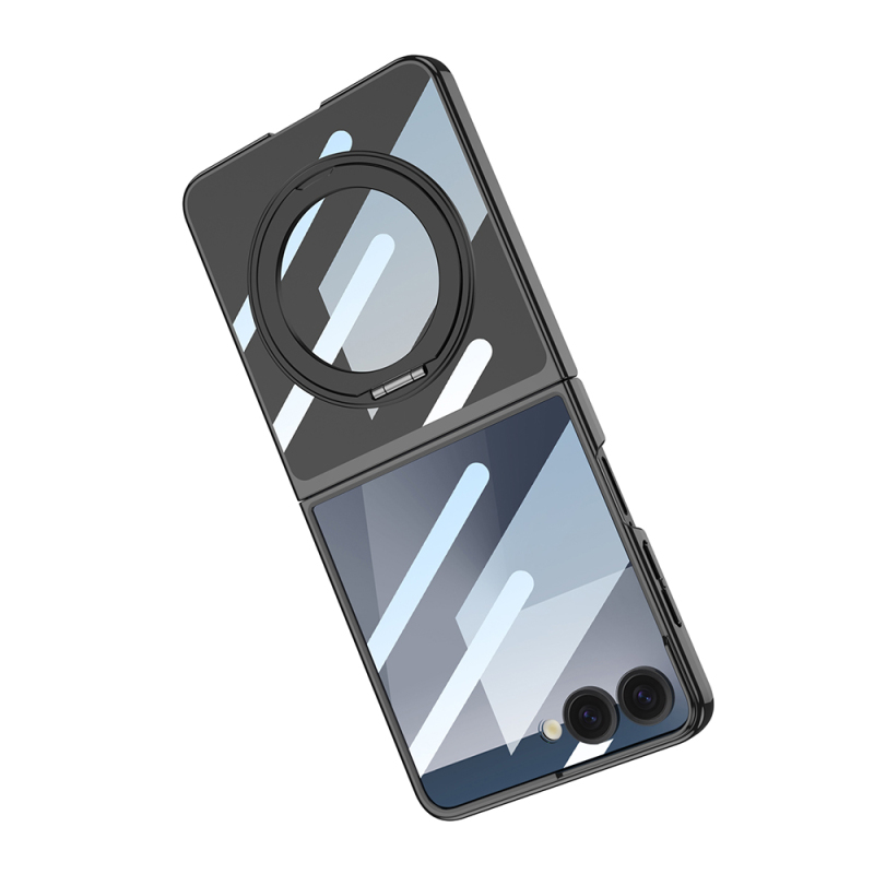 Galaxy Z Flip 7 M-safe Charging Feature Zore Kıpta KPT-02 Stand Cover - 10