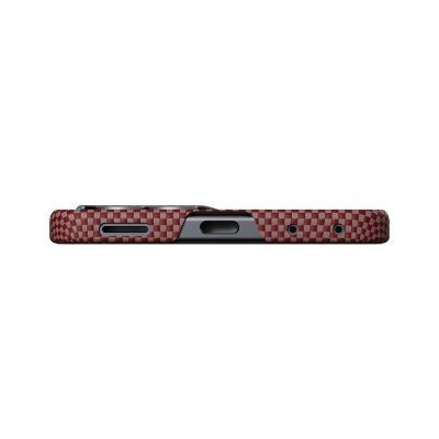 Galaxy Z Flip 8 Case with M-safe Charging Feature, Aramid Carbon Fiber, Pitaka Sunset 2.0 California Dream Series Cover - 5