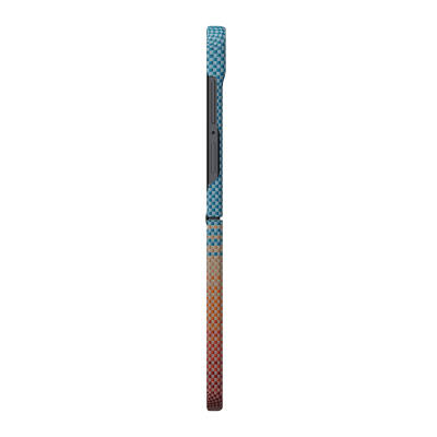 Galaxy Z Flip 8 Kılıf M-safe Şarj Özellikli Aramid Karbon Fiber Pitaka Sunset 2.0 California Dream Serisi Kapak - 3
