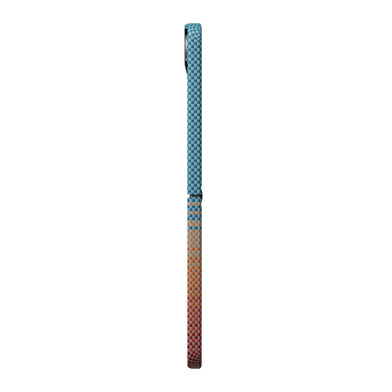 Galaxy Z Flip 8 Kılıf M-safe Şarj Özellikli Aramid Karbon Fiber Pitaka Sunset 2.0 California Dream Serisi Kapak - 4