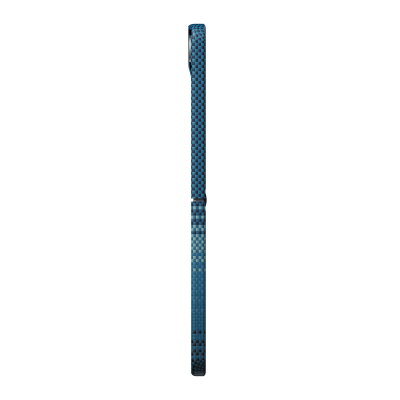 Galaxy Z Flip 8 Kılıf M-safe Şarj Özellikli Aramid Karbon Fiber Pitaka Tactile Woven Sunset-Moonrise Serisi Kapak - 5