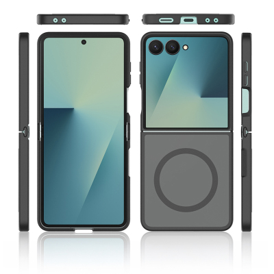 Galaxy Z Flip 8 Kılıf M-Safe Şarj Özellikli Kamera Korumalı Zore Lunex Kapak - 2