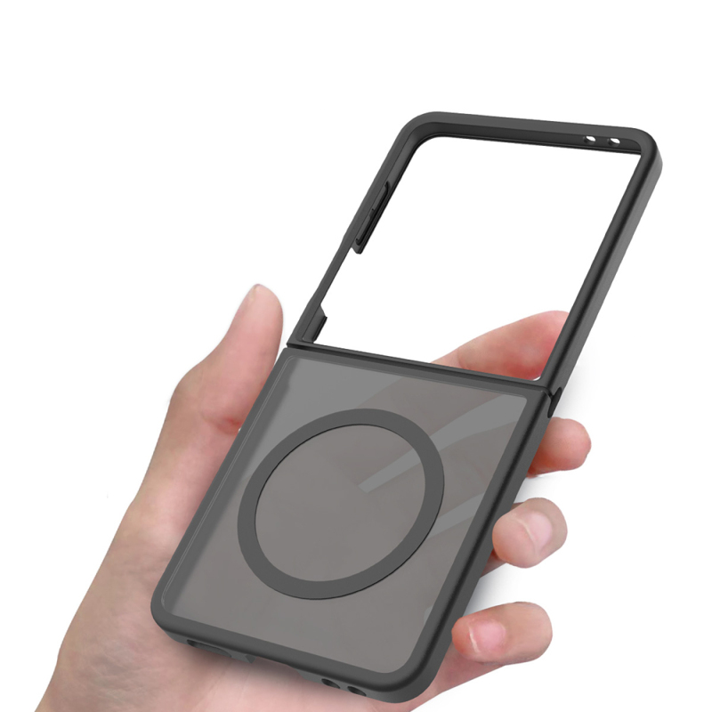 Galaxy Z Flip 8 Kılıf M-Safe Şarj Özellikli Kamera Korumalı Zore Lunex Kapak - 3