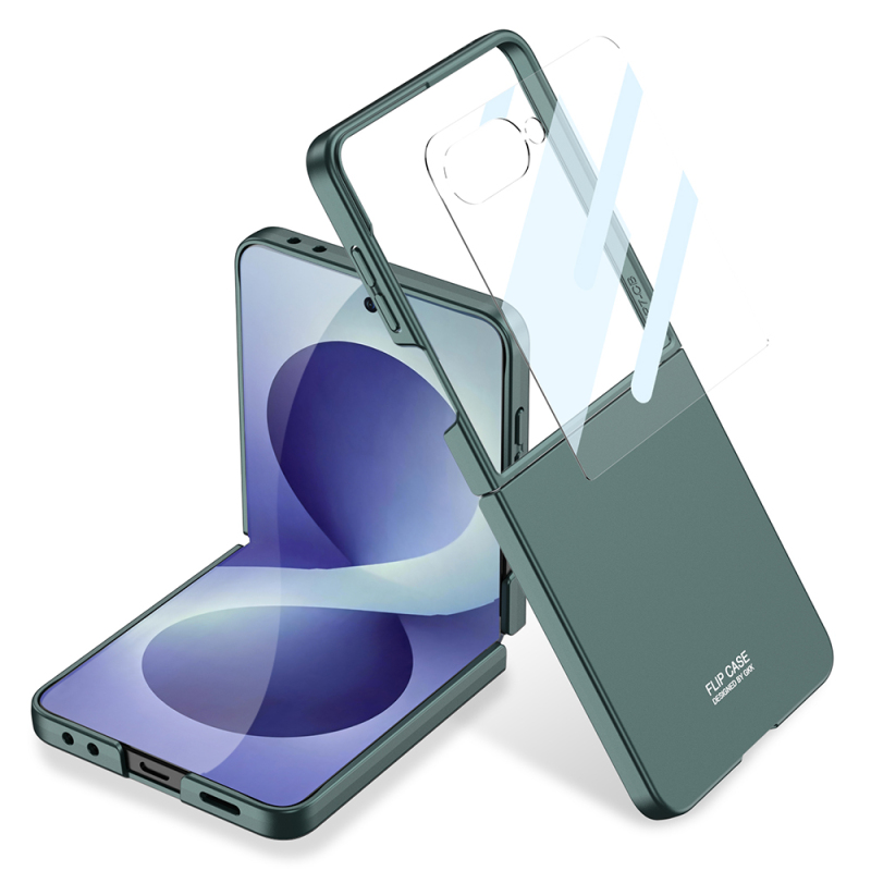Galaxy Z Flip 8 Kılıf Zore Sert Kıpta Kapak - 1