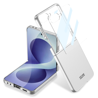 Galaxy Z Flip 8 Kılıf Zore Sert Kıpta Kapak - 4