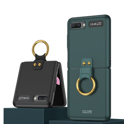 Galaxy Z Flip Case Zore Flip Ring Kıpta Cover - 8