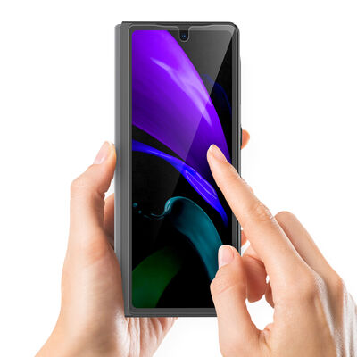 Galaxy Z Fold 2 Araree Pure Diamond Pet Ekran Koruyucu - 5
