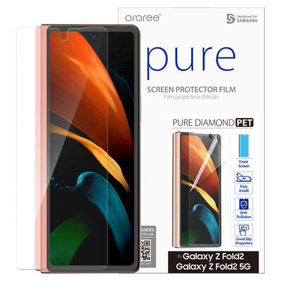 Galaxy Z Fold 2 Araree Pure Diamond Pet Ekran Koruyucu - 7