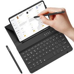 Galaxy Z Fold 3 Case with Stand and Bluetooth Keyboard Zore Kıpta Keyboard Set Case - 5