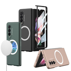 Galaxy Z Fold 3 Case Zore Kıpta Magsafe Cover with Wireless Charging - 2