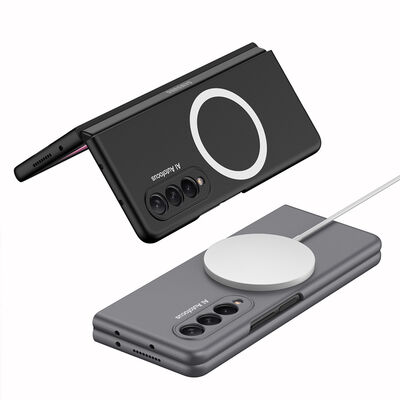 Galaxy Z Fold 3 Case Zore Kıpta Magsafe Cover with Wireless Charging - 7