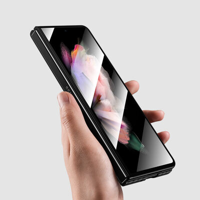 Galaxy Z Fold 3 Kılıf Benks 3 in 1 Suit Kapak - 3