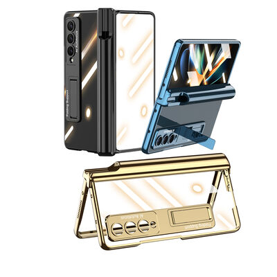 Galaxy Z Fold 4 Case Zore Kıpta Stand Pen Compartment Cover - 3