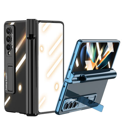 Galaxy Z Fold 4 Case Zore Kıpta Stand Pen Compartment Cover - 4