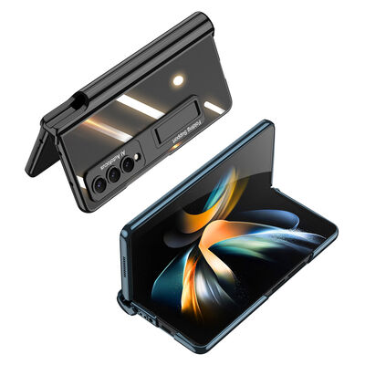 Galaxy Z Fold 4 Case Zore Kıpta Stand Pen Compartment Cover - 9