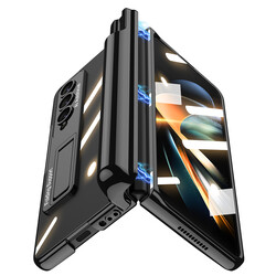 Galaxy Z Fold 4 Case Zore Kıpta Stand Pen Compartment Cover - 2