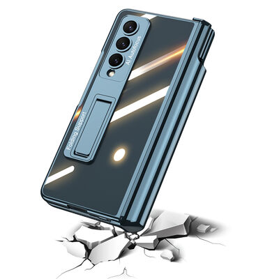 Galaxy Z Fold 4 Case Zore Kıpta Stand Pen Compartment Cover - 11