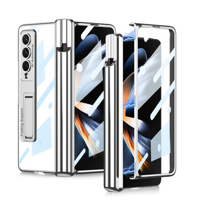 Galaxy Z Fold 4 Case Zore Kıpta Stand Pen Compartment Cover - 15