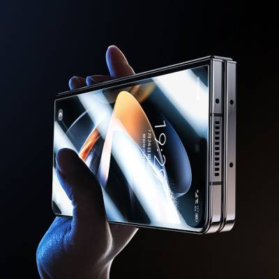 Galaxy Z Fold 5 Benks Combo İkili Set (Corning Ekran Koruyucu + Kamera Lens Koruyucu) - Thumbnail