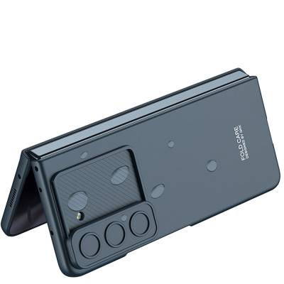 Galaxy Z Fold 5 Case Sliding Camera Protected Zore Kıpta Sürgülü Cover - 4