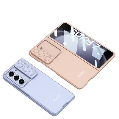 Galaxy Z Fold 5 Case Sliding Camera Protected Zore Kıpta Sürgülü Cover - 7