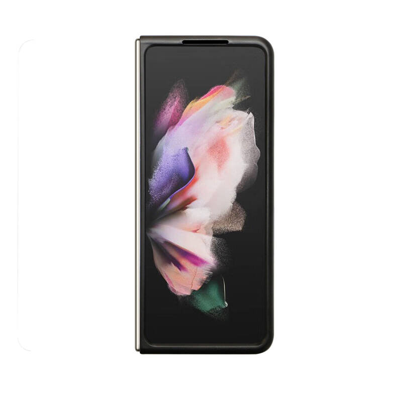 Galaxy Z Fold 5 Case TUMI Liquid Silicone Metal Logo Design Original Licensed Cover - 6