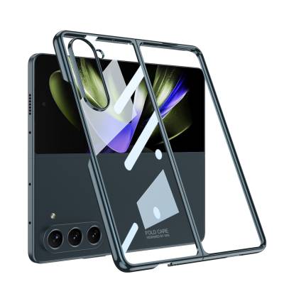 Galaxy Z Fold 5 Case Zore Full Glass Kıpta Cover - 1