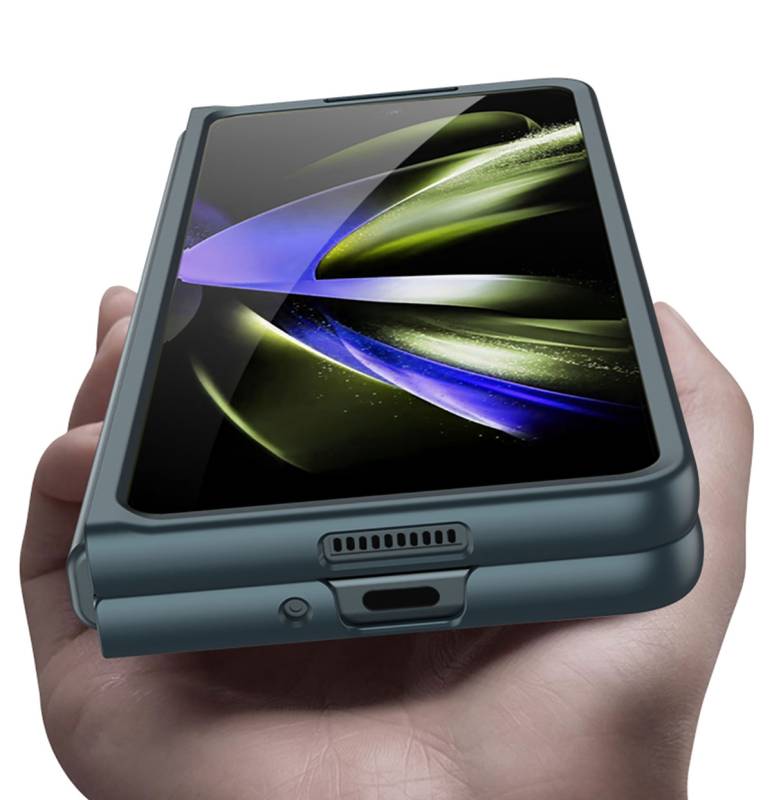Galaxy Z Fold 5 Case Zore Hard Kipta Cover - 9
