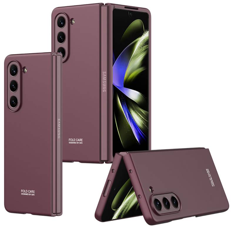 Galaxy Z Fold 5 Case Zore Hard Kipta Cover - 19