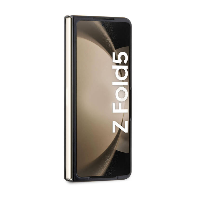 Galaxy Z Fold 5 Kılıf Karl Lagerfeld Orjinal Lisanslı KL Desenli Karl İkonik Saffiano Kapak - 3