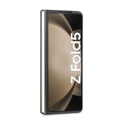 Galaxy Z Fold 5 Kılıf Lacoste Orjinal Lisanslı PU Pike Desenli Arka Yüzey İkonik Timsah Dokuma Logolu Kapak - 4