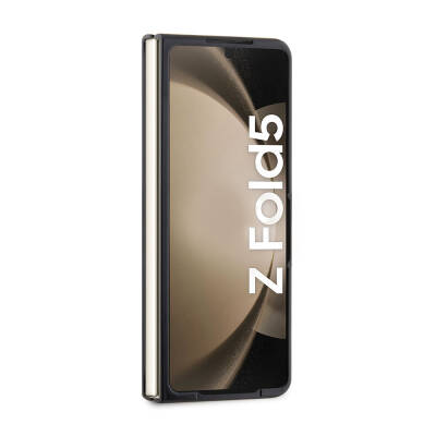 Galaxy Z Fold 5 Kılıf Lacoste Orjinal Lisanslı PU Pike Desenli Arka Yüzey İkonik Timsah Dokuma Logolu Kapak - 18