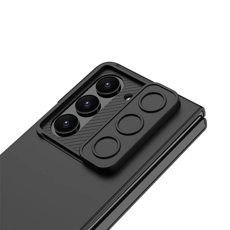 Galaxy Z Fold 5 Kılıf Zore Kıpta Sürgülü Kapak