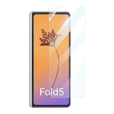 Galaxy Z Fold 5 Zore Etnaa Şeffaf Cam Ekran Koruyucu - 1