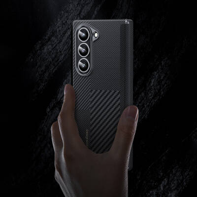 Galaxy Z Fold 6 Case Carbon Fiber Benks Montage ArmorAir Kevlar Cover - 8