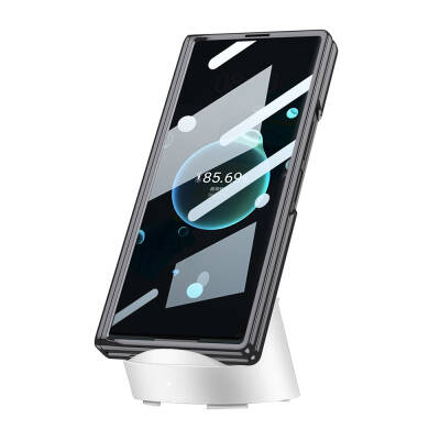 ​Galaxy Z Fold 6 Case Leather Stand Zore Kıpta Premium Case - 6