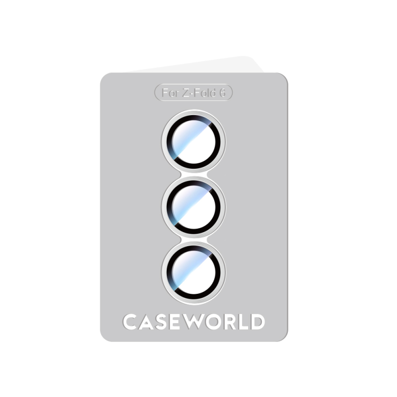 Galaxy Z Fold 6 CaseWorld Alloy Series Oleophobic Anti-Reflective Camera Lens Protector - 7
